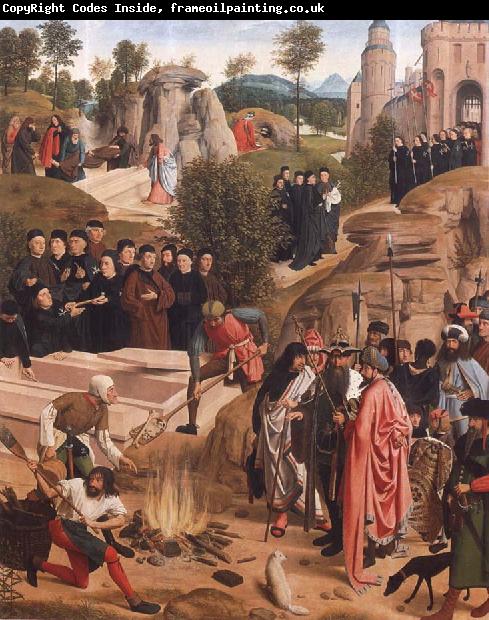 Geertgen Tot Sint Jans The fate of the earthly remains of St Fohn the Baptist